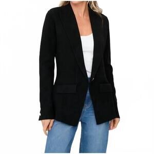 NEW SIX/FIFTY hillary blazer in black